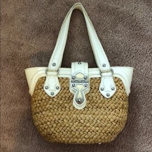 Michael Kors wicker shoulder bag